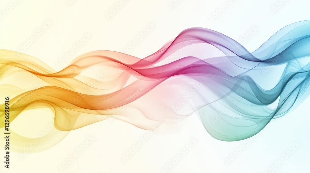 Abstract flowing colors, smooth lines, vibrant hues, digitally created art Abstract flowing colors, smooth lines, vibrant hues, digitally created art
