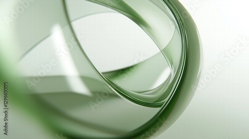 glass and Liquid matte abstract wave. 3d rendering illustratiuon.