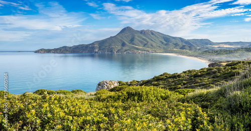Fototapeta Naklejka Na Ścianę i Meble -  Portixeddu beach, Sardinia island, Italy