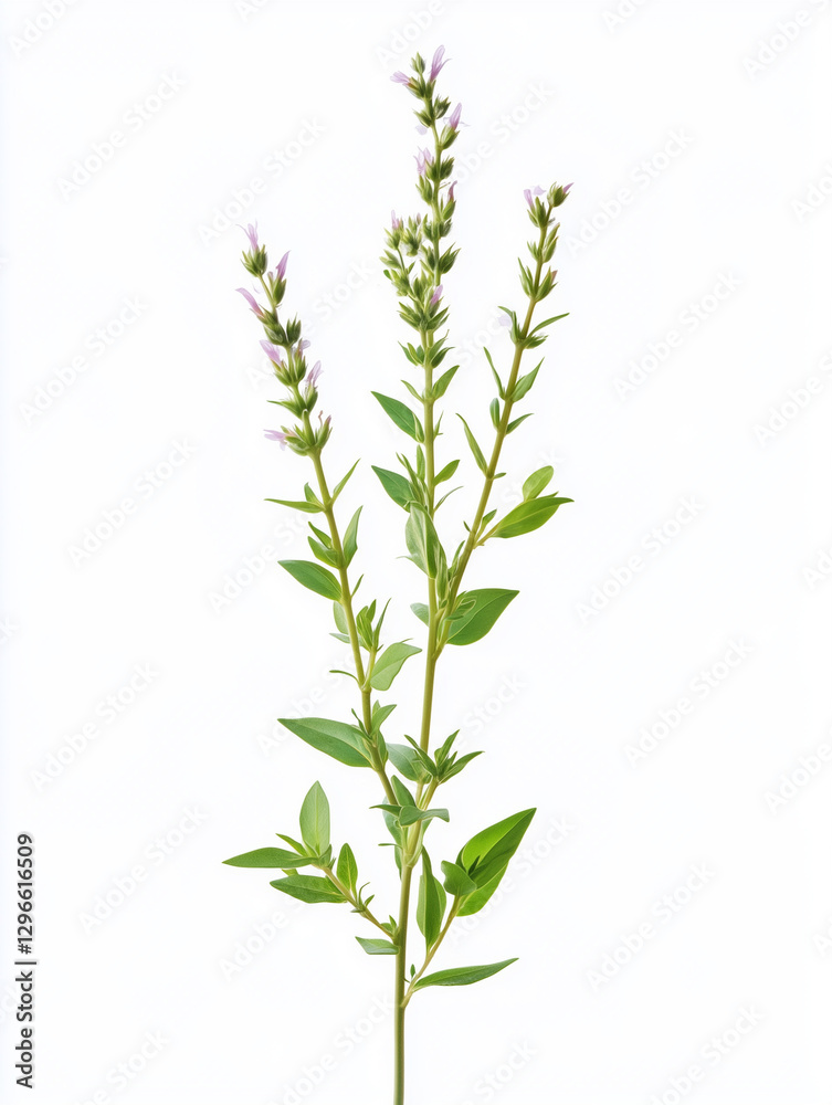 Fototapeta premium green plant isolated on white background