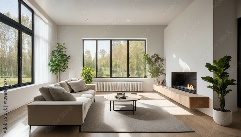 Fototapeta premium modern living room