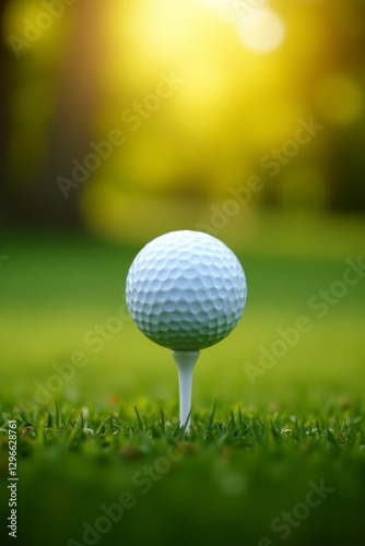 Wallpaper Mural Golf clubs and golf balls on a green lawn Torontodigital.ca