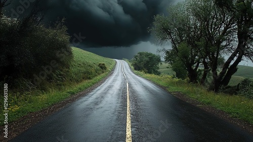 the road to storm photo