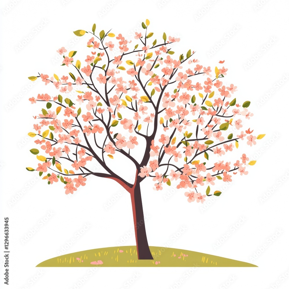 Obraz premium branch twig blossom plant stem clip art graphics prunus apples