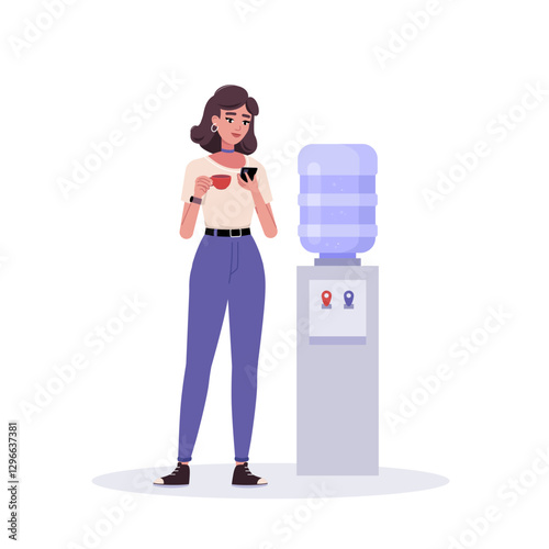 024 - Character with cooler
