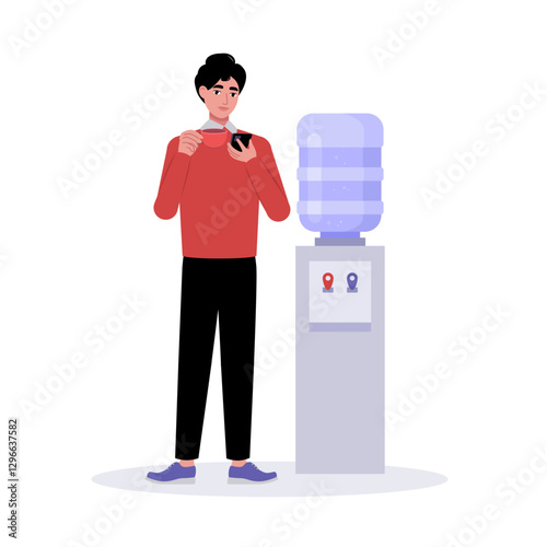 024 - Character with cooler