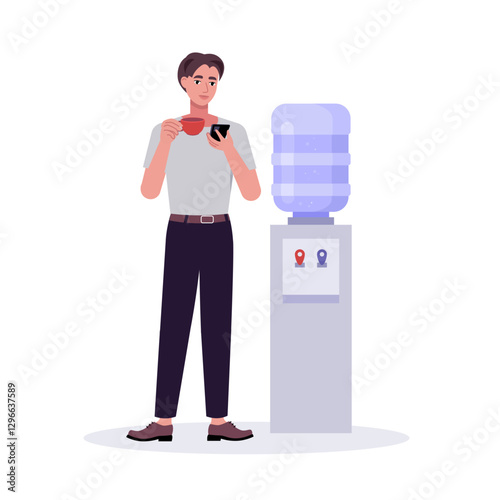 024 - Character with cooler