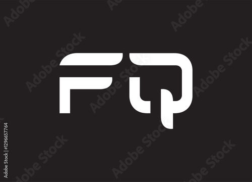 FQ letter logo and initial logo design