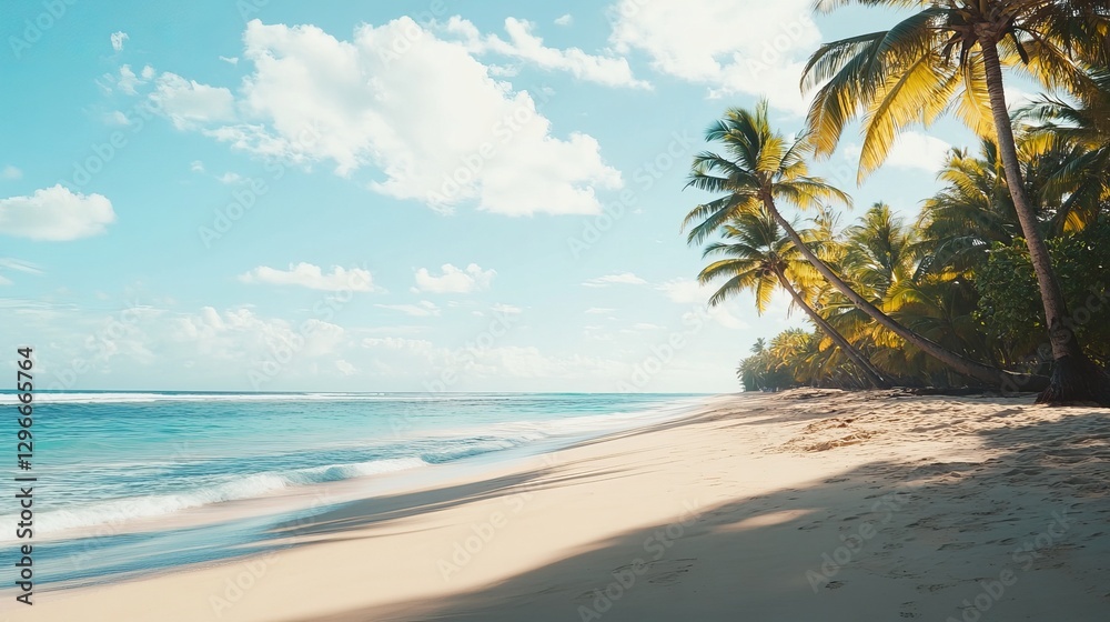 A soft, sandy tropical beach with a blurred ocean in the background, leaving ample space for product placement or summer-themed advertisements. A soft, sandy tropical beach with a blurred ocean in the background, leaving ample space for product placement or summer-themed advertisements.