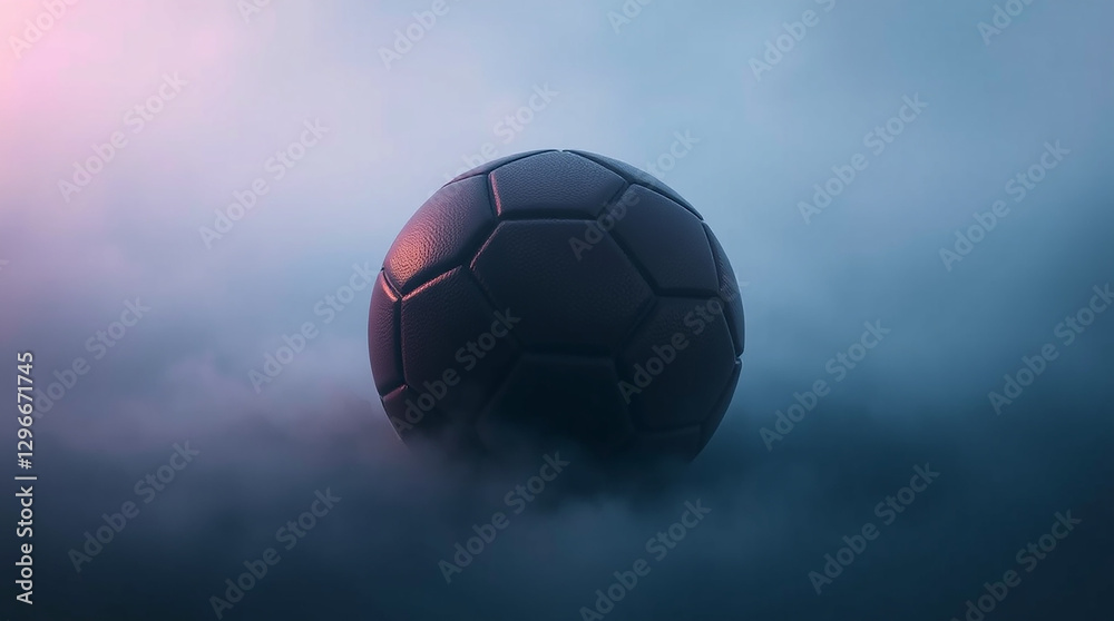 Fototapeta premium soccer ball on the ground