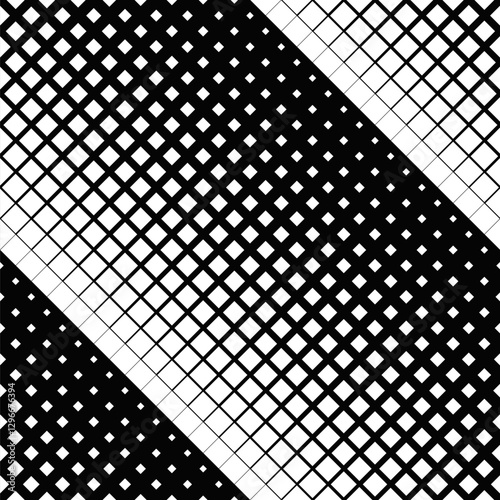 Seamless diagonal square pattern background - abstract vector graphic