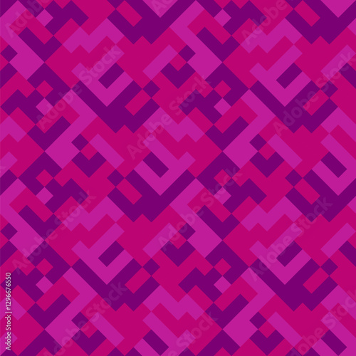 Seamless colored abstract geometric pattern background