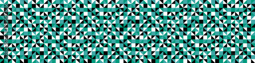 Geometrical horizontal seamless mosaic pattern background