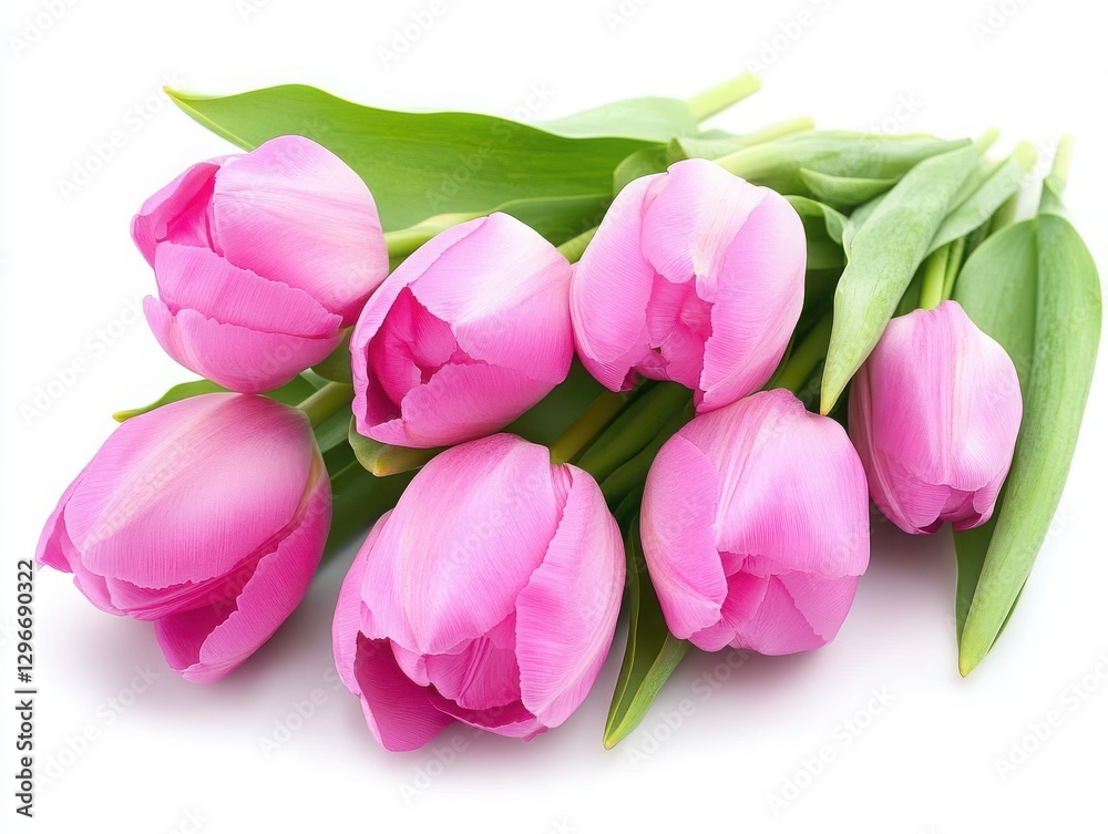 Obraz premium Tulip isolated on white background