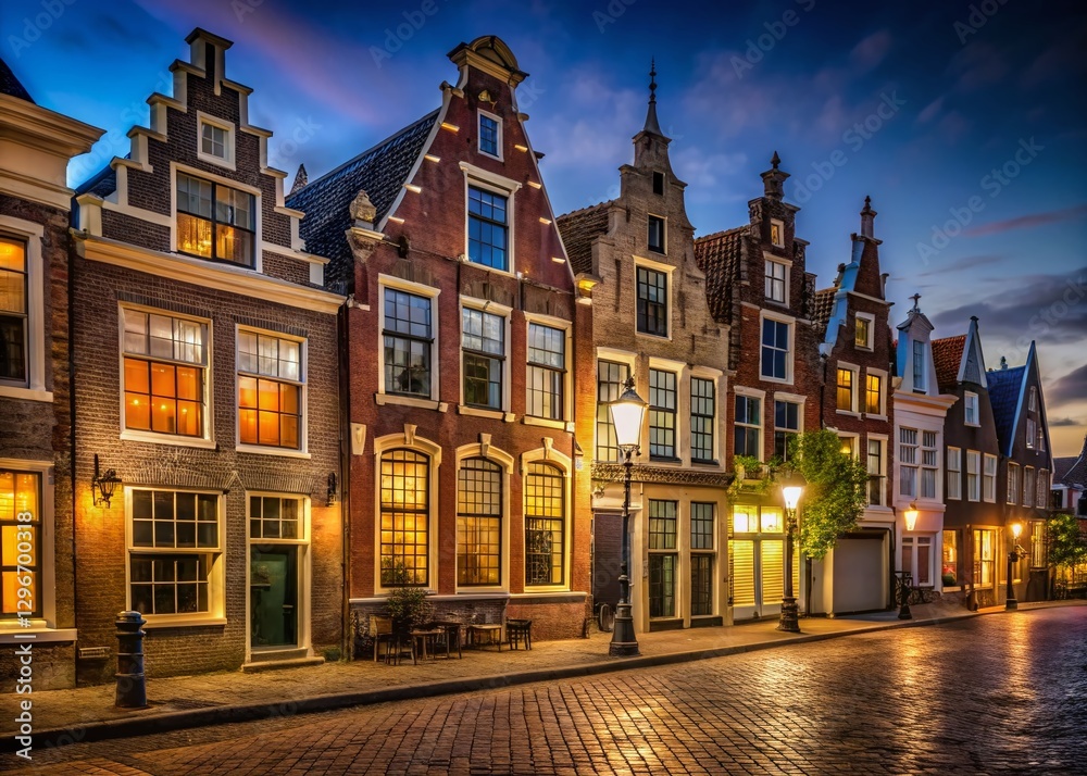 Night Photography: Charming Alkmaar, Netherlands - Dutch Architecture Facades
