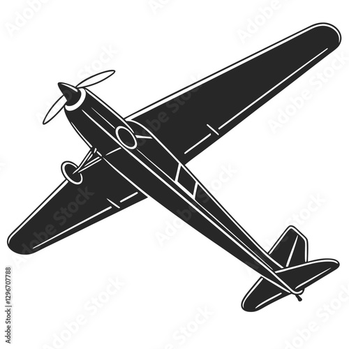 Aircraft Silhouette vector illustration