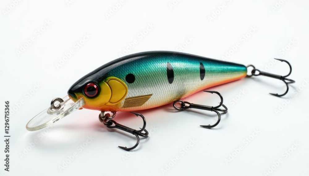 fishing lure wobbler isolated on white background, water, aquatic life fishing lure wobbler isolated on white background, water, aquatic life