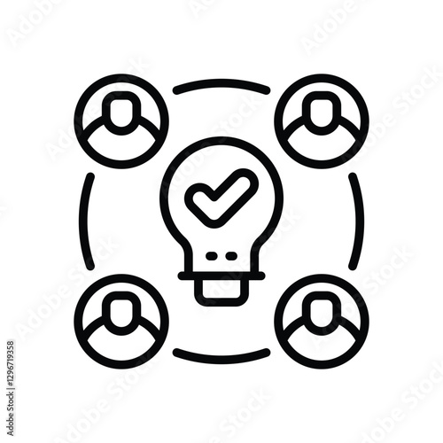 network line icon. Clean and minimalist vector icon for websites, mobile apps, presentations, and logos. Fully scalable and customizable for any project.