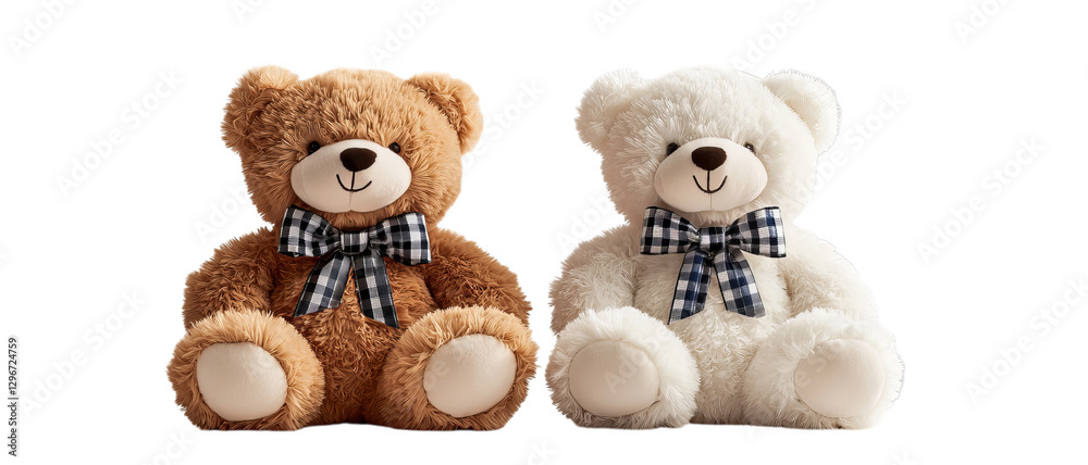 Png of Charming Plush Teddy Bears with Checkered Bow – Soft Stuffed Toy for Kids & Gifts on transparent background. Png of Charming Plush Teddy Bears with Checkered Bow – Soft Stuffed Toy for Kids & Gifts on transparent background.