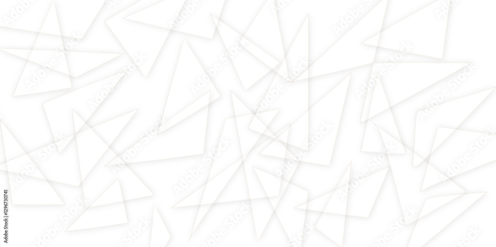 Abstract white background design with layers of textured white transparent material in triangle and squares shapes. White color technology concept geometric line vector white light grey background. Abstract white background design with layers of textured white transparent material in triangle and squares shapes. White color technology concept geometric line vector white light grey background.