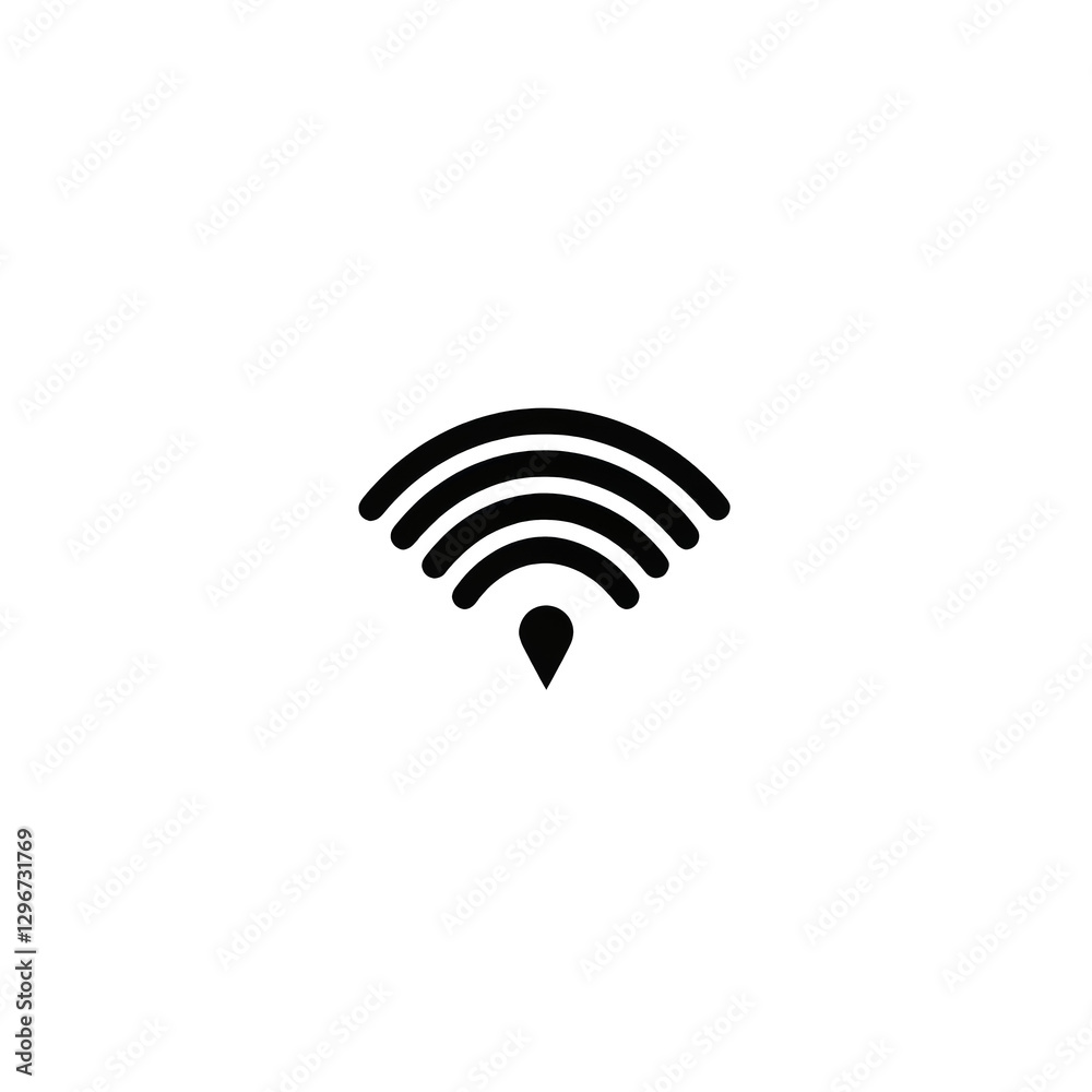 black Wi Fi symbol transparency background represents wireless internet connectivity. icon features curved lines radiating from central point, symbolizing signal strength.Wi Fi symbol transparency black Wi Fi symbol transparency background represents wireless internet connectivity. icon features curved lines radiating from central point, symbolizing signal strength.Wi Fi symbol transparency