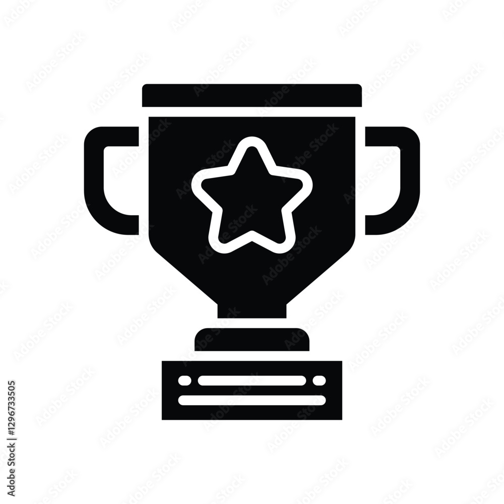 trophy glyph icon. Strong and solid vector icon for websites, mobile interfaces, presentations, and visual branding. High quality and easy to edit. trophy glyph icon. Strong and solid vector icon for websites, mobile interfaces, presentations, and visual branding. High quality and easy to edit.