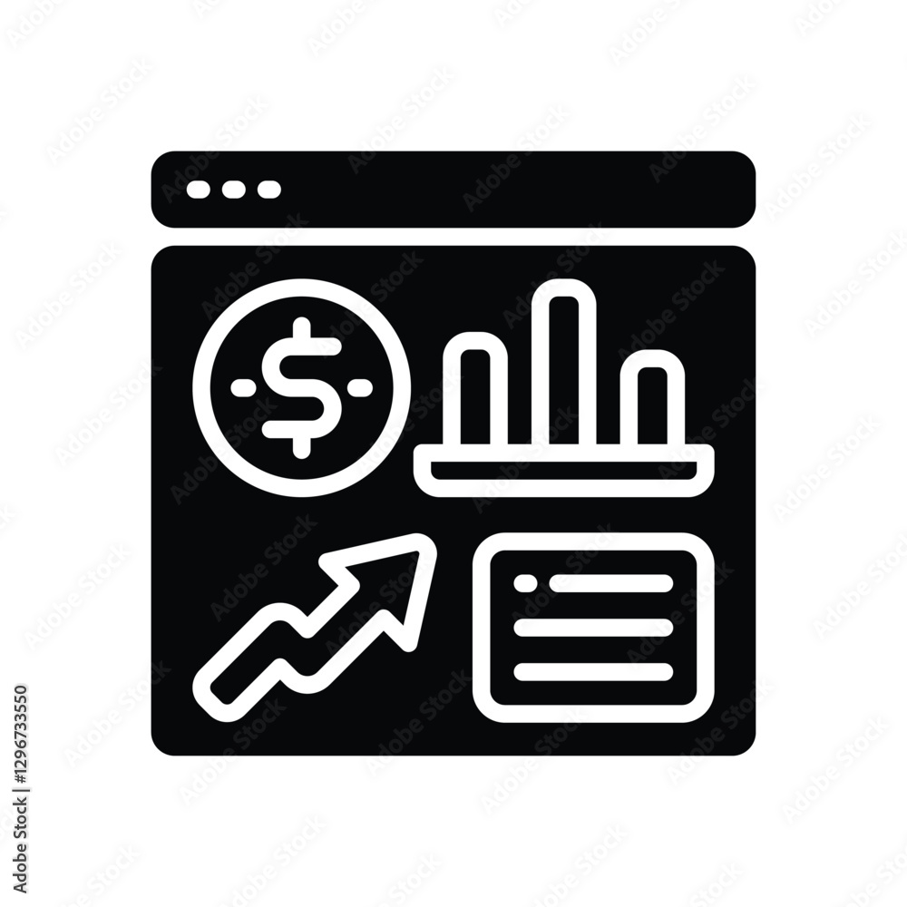 dashboard glyph icon. Strong and solid vector icon for websites, mobile interfaces, presentations, and visual branding. High quality and easy to edit. dashboard glyph icon. Strong and solid vector icon for websites, mobile interfaces, presentations, and visual branding. High quality and easy to edit.