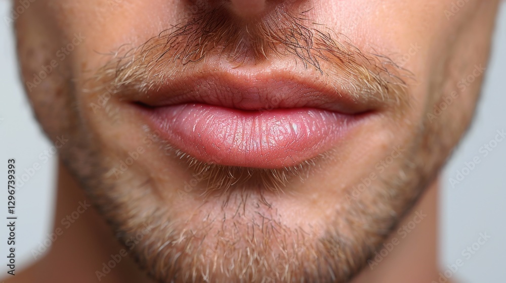 Fototapeta premium Male cosmetology expert providing beauty treatment and care session focused on facial grooming and skincare