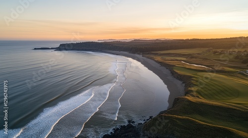 Coastal Sunset at Bandon Dunes Golf Course