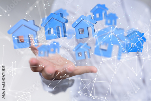 home data. Digital cyberspa...