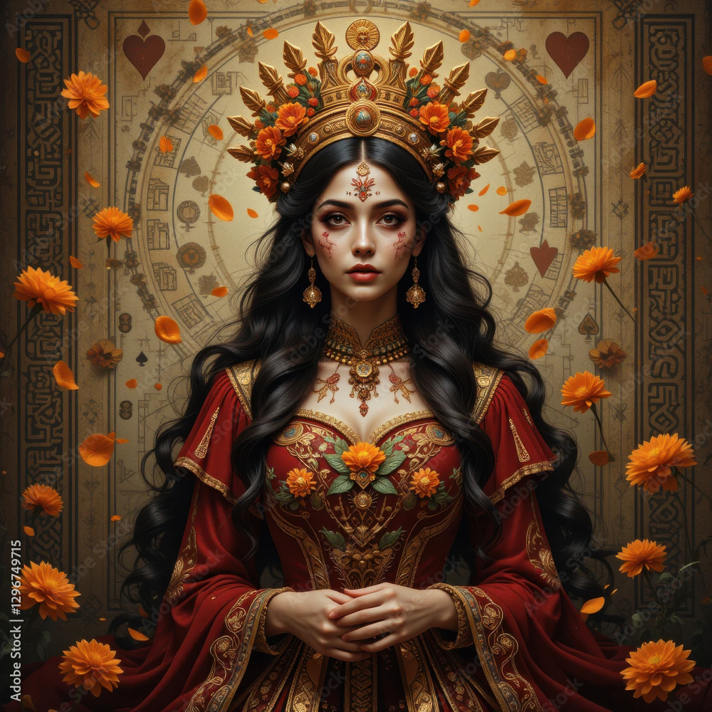 Fototapeta premium chica azteca