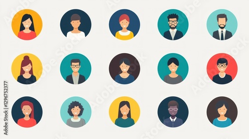 A flat-design EPS icon set, perfect for quick and professional use in business projects