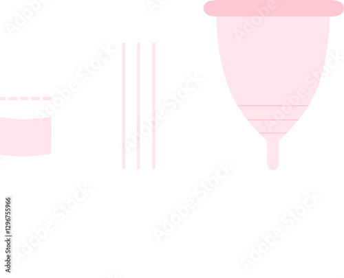 menstrual cup and tampons 
