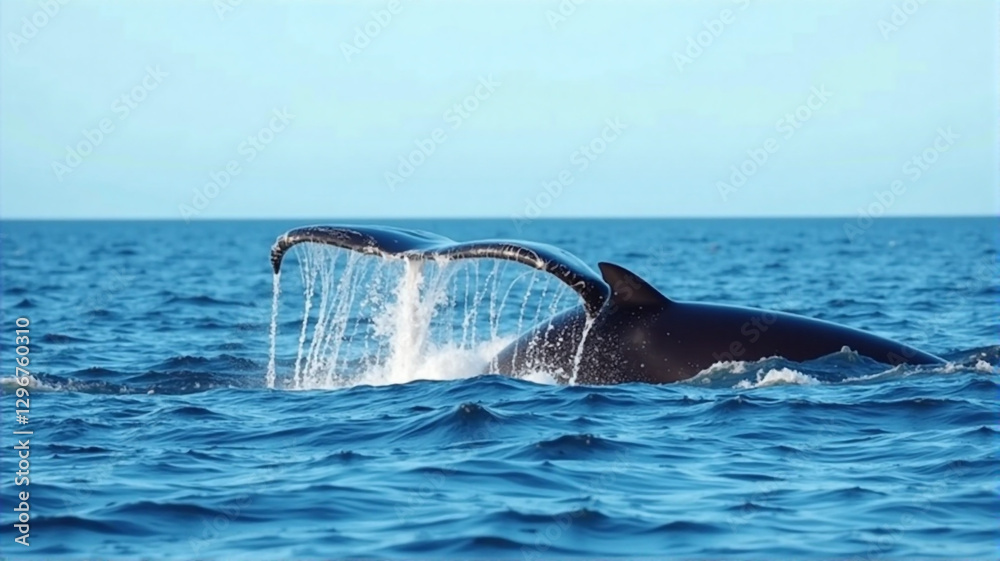 Fototapeta premium dolphin in the water