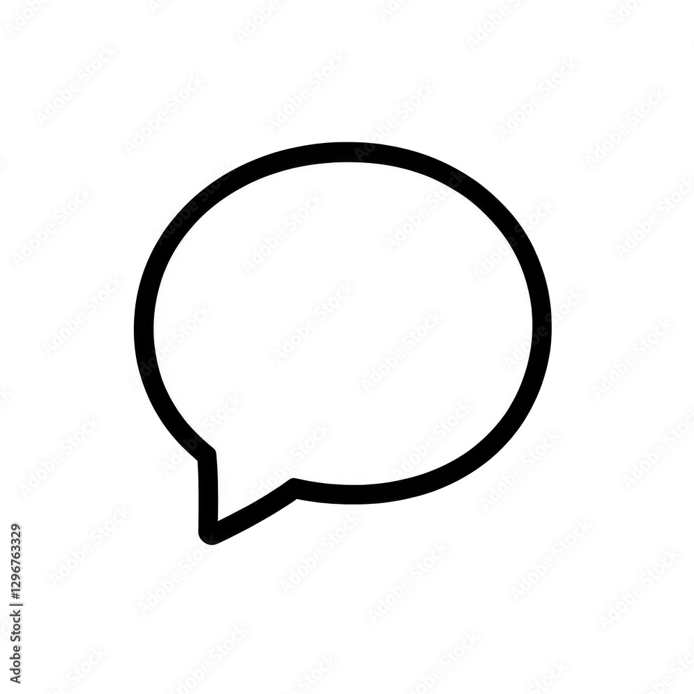 simple white speech bubble icon on transparent background, often used in digital communication to represent dialogue or messaging simple white speech bubble icon on transparent background, often used in digital communication to represent dialogue or messaging