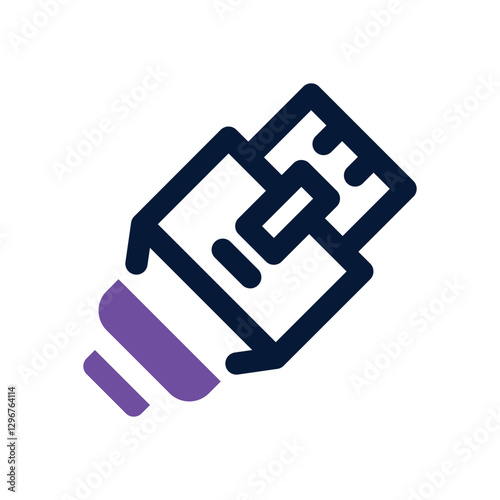 ethernet dual tone icon. Sleek and modern vector icon for websites, mobile apps, marketing materials, and corporate design. Fully scalable and ready to use.