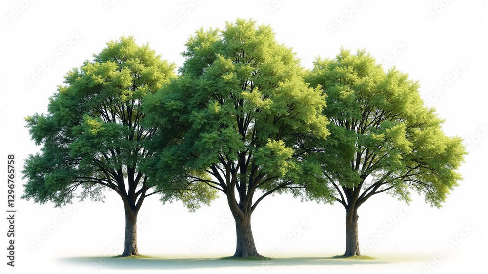 Obraz premium tree isolated on white background