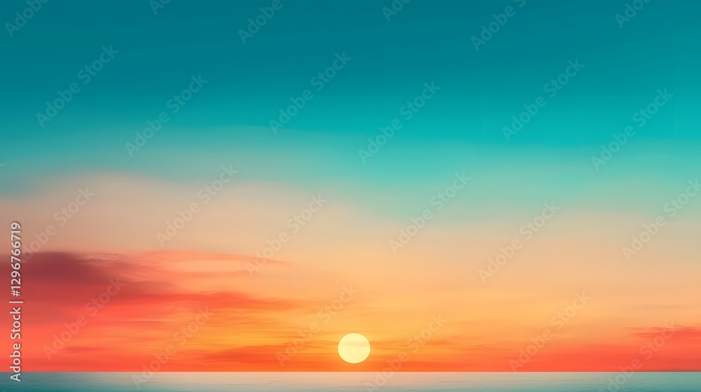 Stunning and serene sunset sky fading into a deep tranquil blue with a smooth color gradient and vibrant warm hues This natural picturesque landscape evokes a sense of peace calm and wonder Stunning and serene sunset sky fading into a deep tranquil blue with a smooth color gradient and vibrant warm hues This natural picturesque landscape evokes a sense of peace calm and wonder