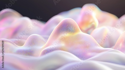 Abstract iridescent surface texture