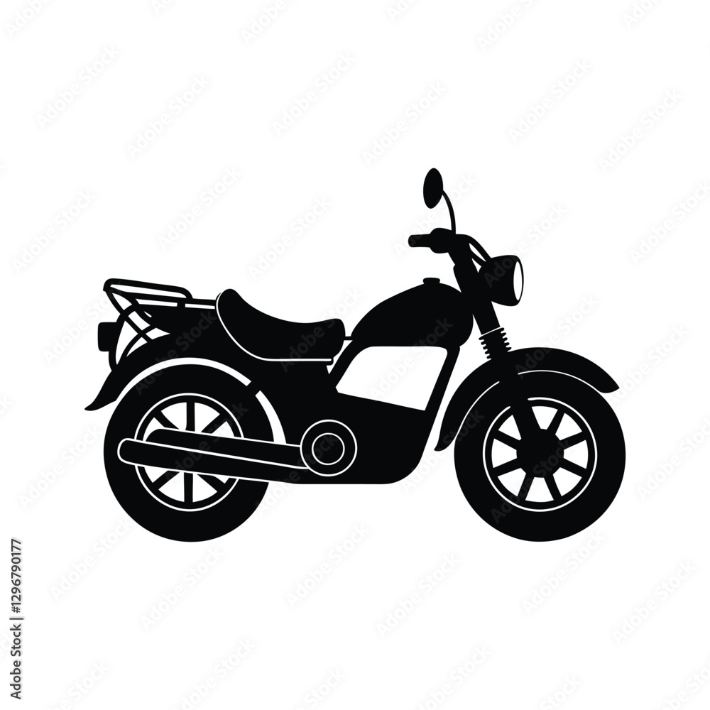 Obraz premium motorcycle isolated on white background