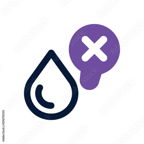 cholesterol dual tone icon. Sleek and modern vector icon for websites, mobile apps, marketing materials, and corporate design. Fully scalable and ready to use.