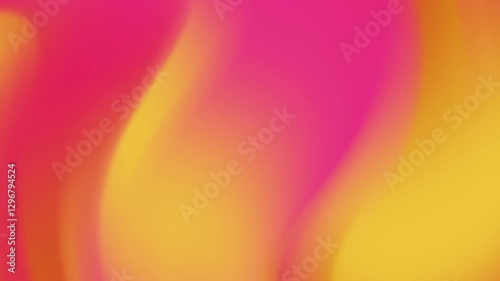 Abstract background featuring a blend of vibrant pink and yellow hues, creating a smooth, flowing design.