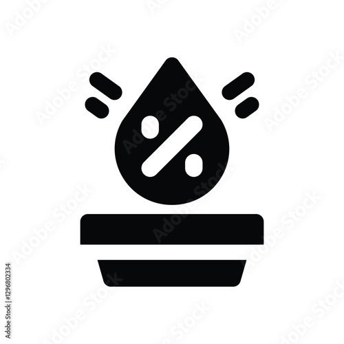 ketogenic glyph icon. Strong and solid vector icon for websites, mobile interfaces, presentations, and visual branding. High quality and easy to edit.