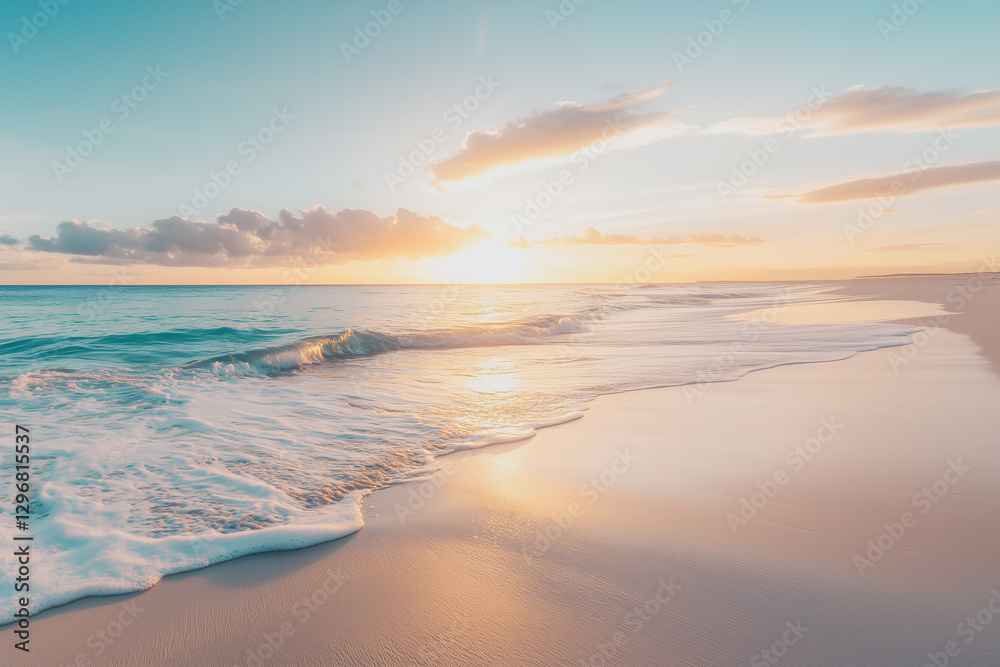 Waves on the seashore.