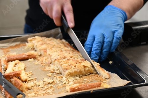 Butterkuchen anschneiden