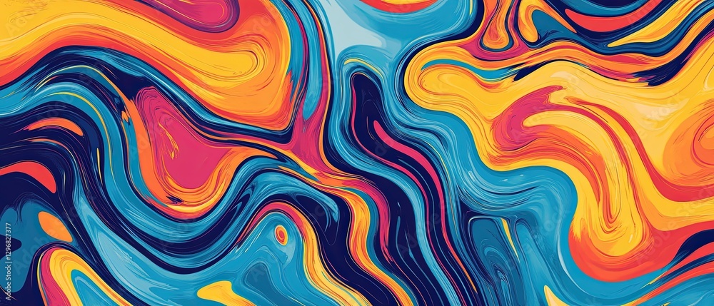 Colorful Swirls Create a Groovy Hippie Vibe With Y2K Aesthetic Reminiscent of the 70s Background Art Style Colorful Swirls Create a Groovy Hippie Vibe With Y2K Aesthetic Reminiscent of the 70s Background Art Style
