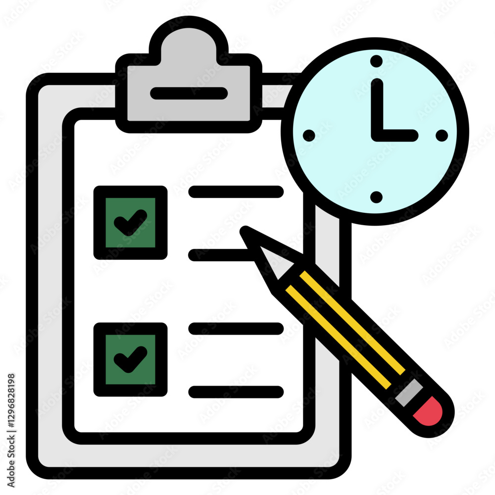 Exam Schedule Icon Element For Design Exam Schedule Icon Element For Design