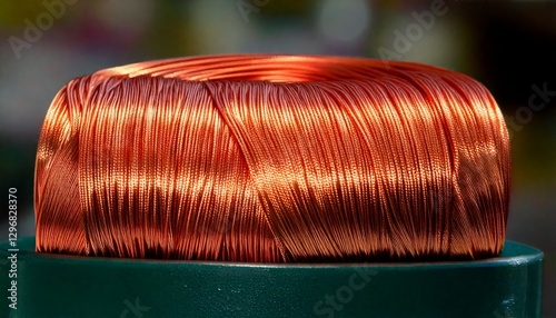Macro Shot of Shiny Copper Wires Inside Insulated Cables – Electricity and Industrial Materials
