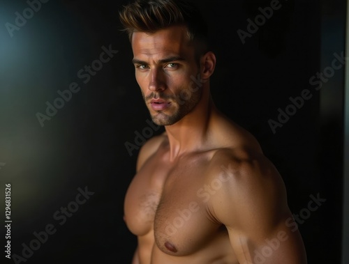 Muscular Male Model