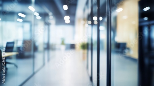 Wallpaper Mural Blurred office corridor with gradient lighting, symbolizing modern workspace creativity and focus.
 Torontodigital.ca